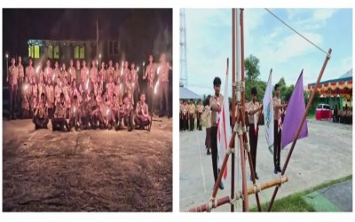 GUDEP AQSA MAN 2 MALUKU TENGAH PERINGATI HUT KE-14 DENGAN PERJUSAMI DAN UPACARA, DIHADIRI BERBAGAI GUDEP SE-MALUKU TENGAH