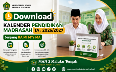Kalender Pendidikan Madrasah dan RA jenjang MI, MTs, MA Tahun Ajaran 2026/2027 Kementerian Agama